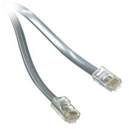 Fasttrack 50ft RJ11 6P4C MODULAR CABLE STRAIGHT FA56707
